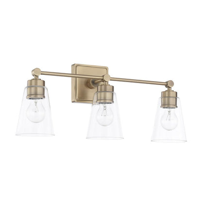Capital Rory Vanity Light Aged Brass