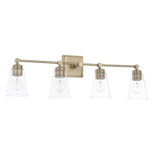 Capital Rory Vanity Light Aged Brass
