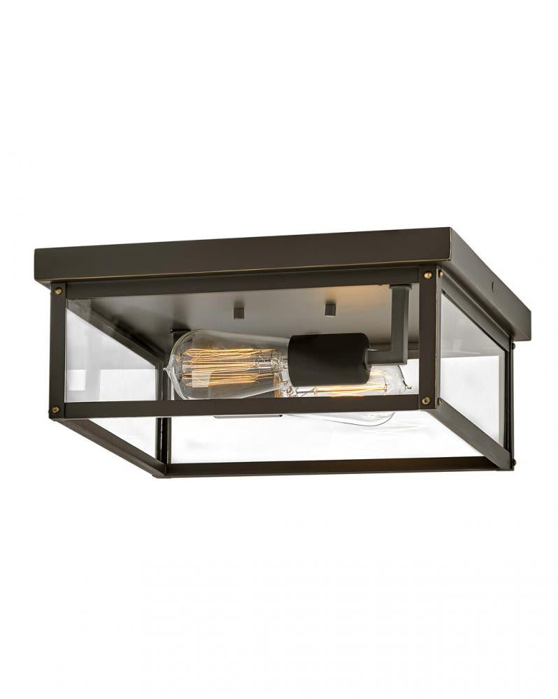 Hinkley Beckham Outdoor Flush Mount Aluminum, Bronze, Oil-Rubbed Bronze