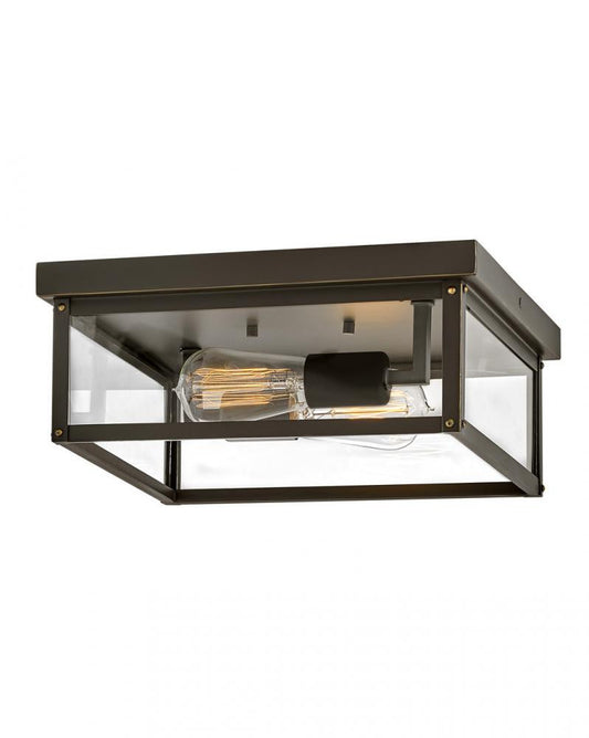 Hinkley Beckham Outdoor Flush Mount Aluminum, Bronze, Oil-Rubbed Bronze