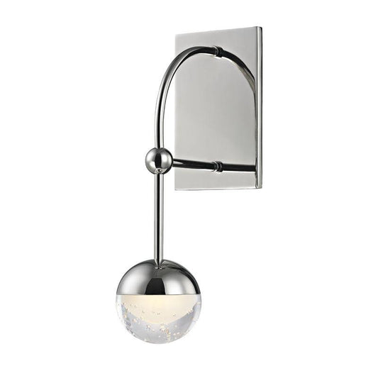 Hudson Valley Boca Wall Sconce Polished Nickel