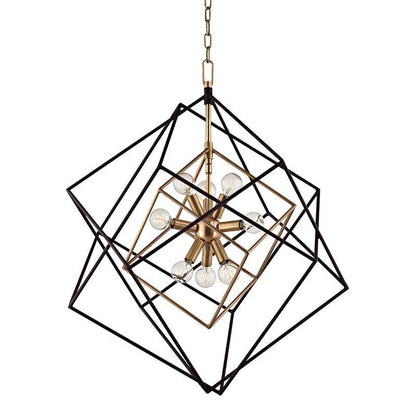 Hudson Valley Roundout Pendant Antique Brass