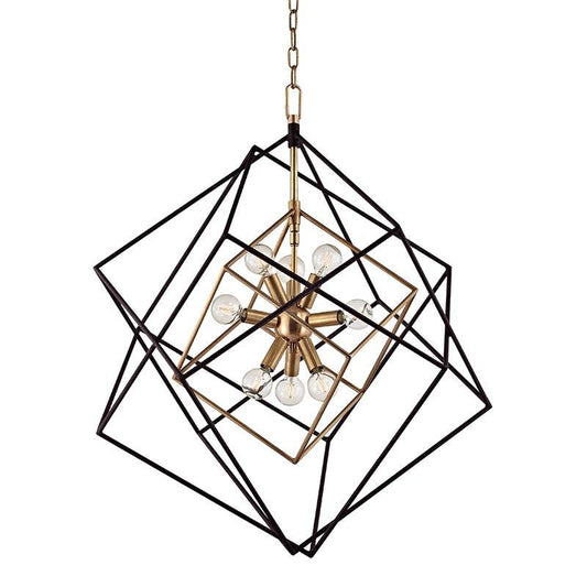 Hudson Valley Roundout Pendant Antique Brass