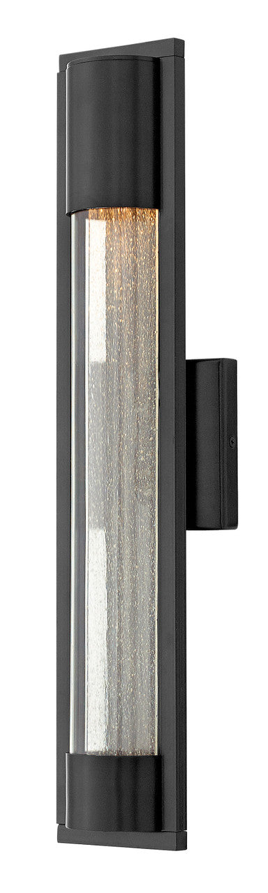 Hinkley Mist Outdoor Wall Mount Lantern Black