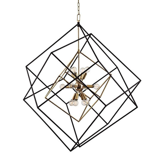 Hudson Valley Roundout Pendant Antique Brass