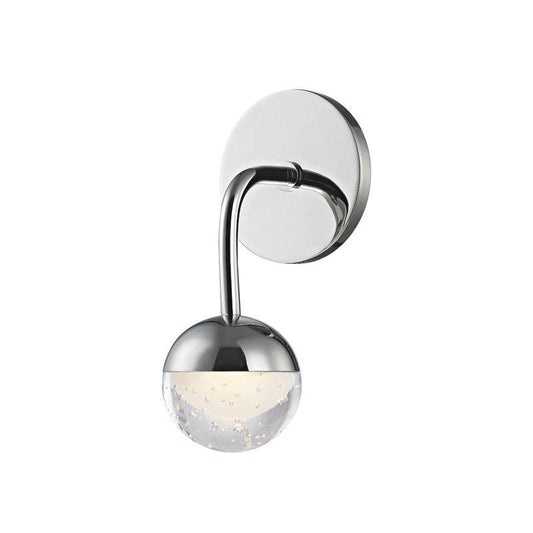 Hudson Valley Boca Bathroom Wall Sconce Polished Chrome