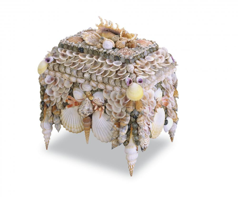 Boardwalk Shell Jewelry Box Currey and Company 1251