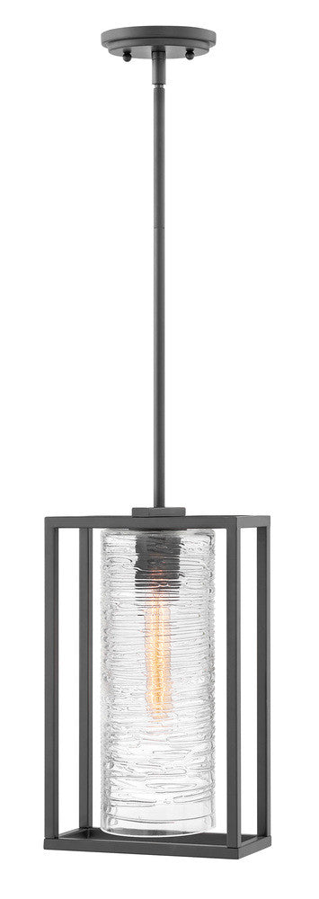 Hinkley Pax Outdoor Hanging Lantern Satin Black