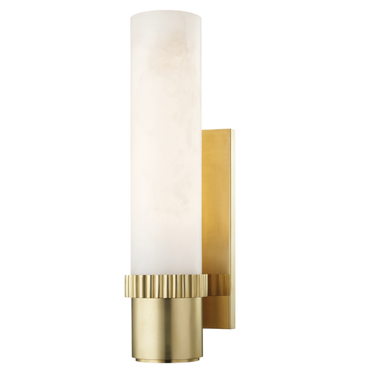 Hudson Valley Argon Wall Sconce Aged Brass