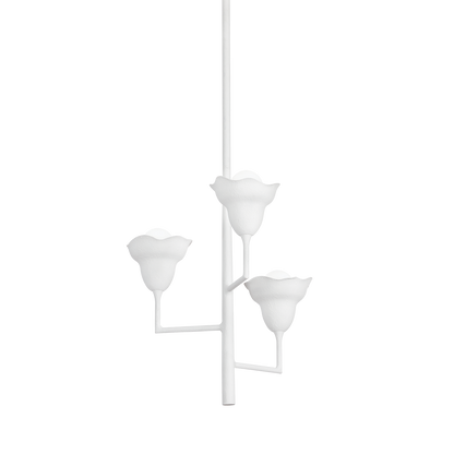 Hudson Valley Alora 3-Light Pendant White Plaster