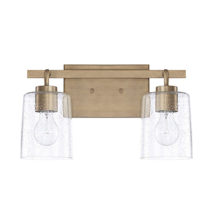 Capital Greyson Vanity Light Aged Brass