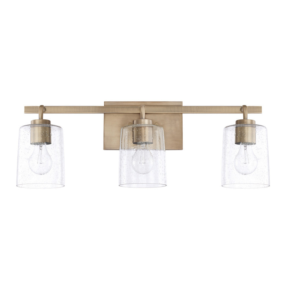 Capital Greyson Vanity Light Aged Brass