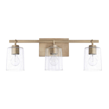 Capital Greyson Vanity Light Aged Brass