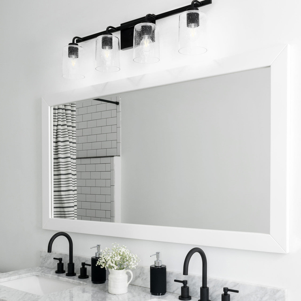 Capital Greyson Vanity Light Matte Black