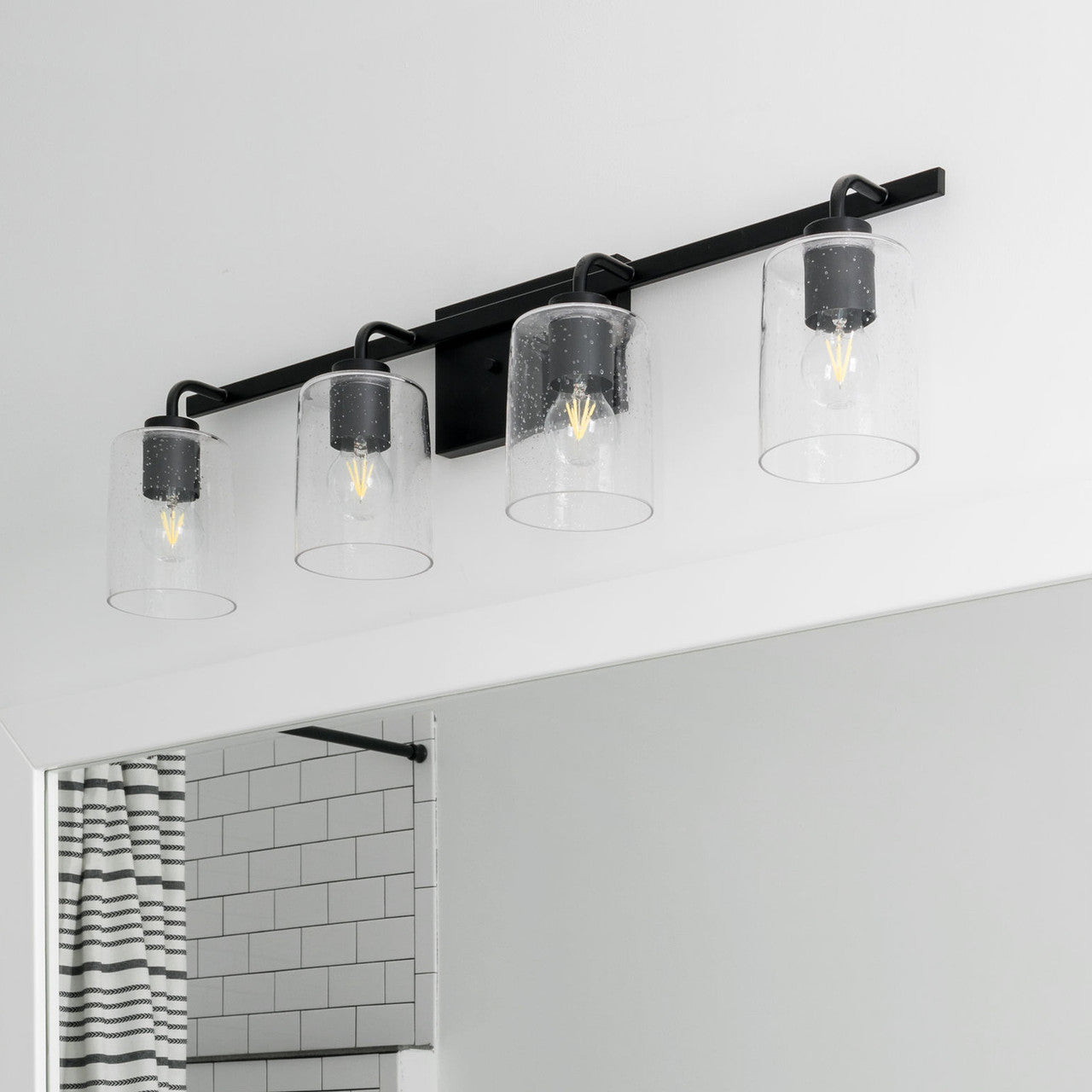 Capital Greyson Vanity Light Matte Black