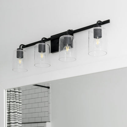 Capital Greyson Vanity Light Matte Black