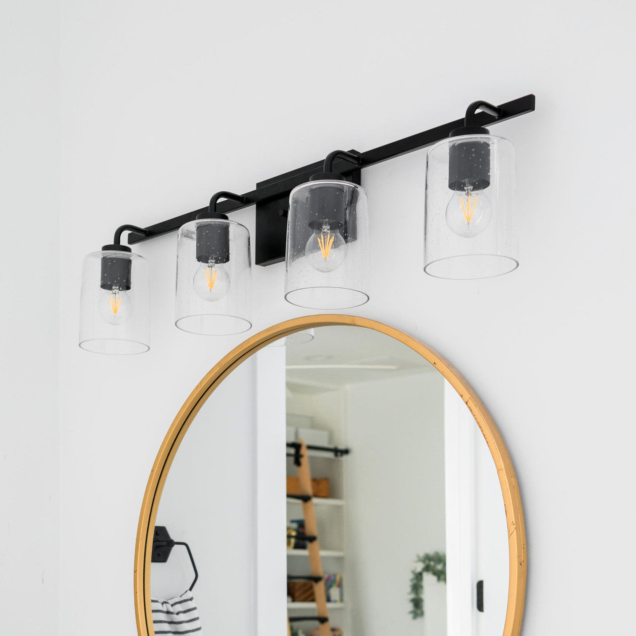 Capital Greyson Vanity Light Matte Black