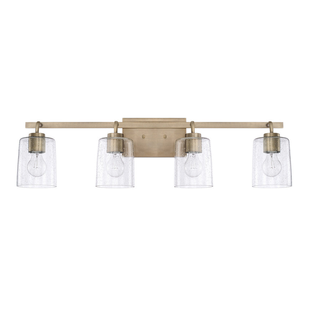 Capital Greyson Vanity Light Aged Brass