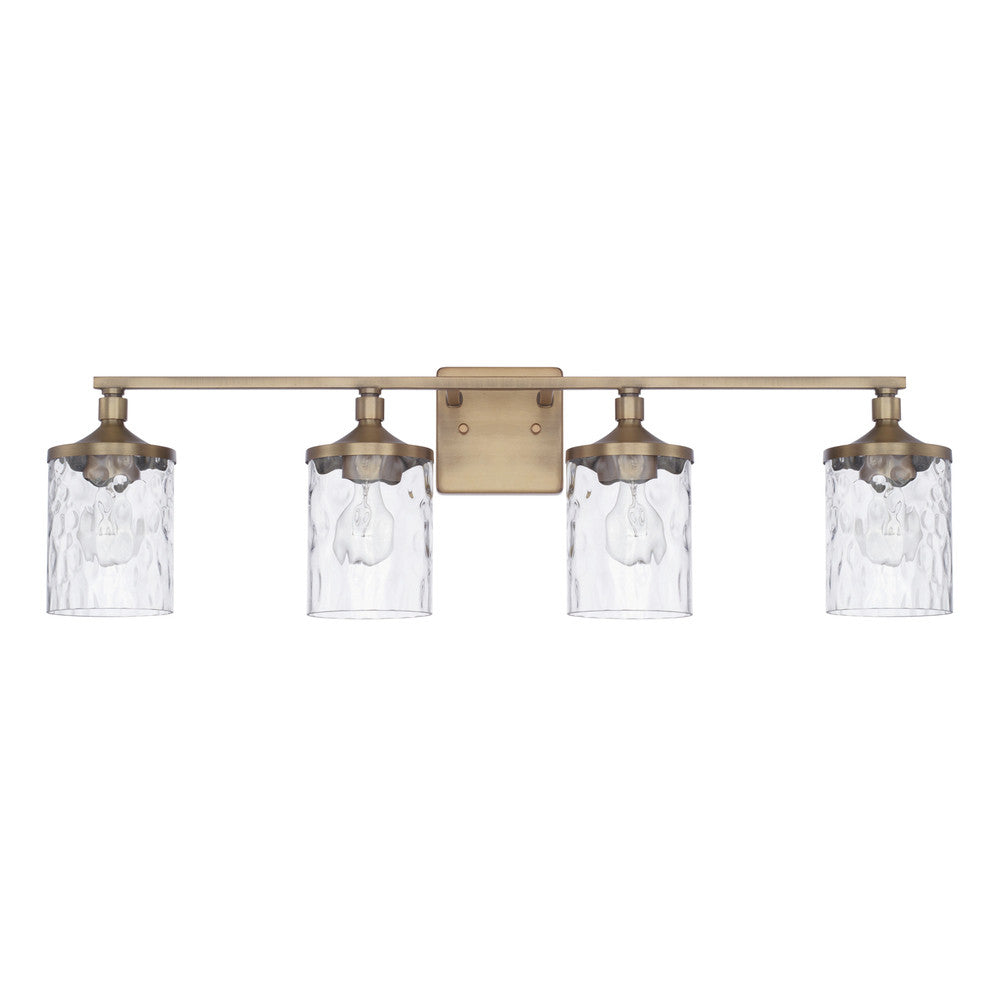 Capital Colton Vanity Light Aged Brass