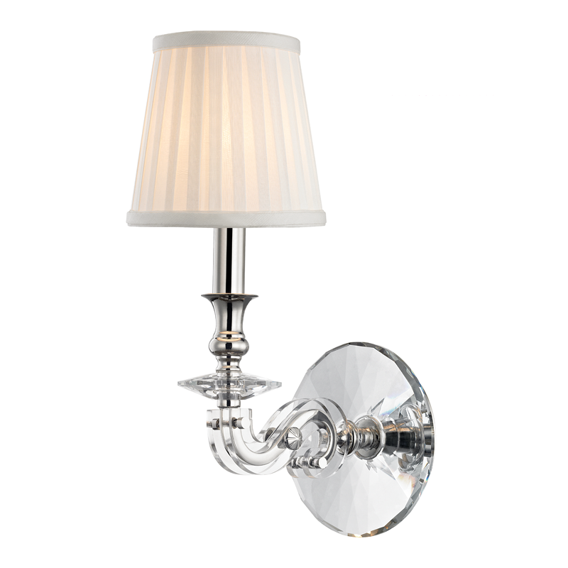 Hudson Valley Lapeer Wall Sconce Polished Nickel