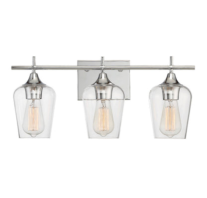 Savoy House Octave 3-Light Bath Vanity Polished Chrome