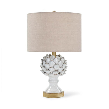 Regina Andrew Leafy Artichoke Table Lamp White