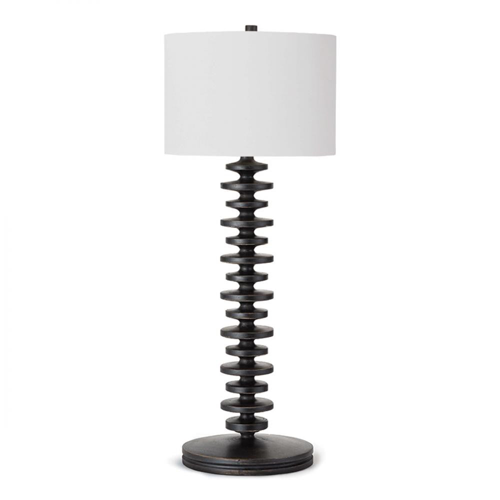 Regina Andrew Fishbone Table Lamp Black, Ebony