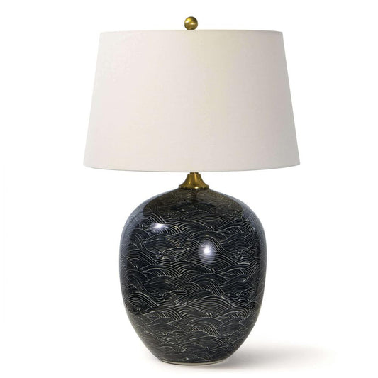 Regina Andrew Harbor Table Lamp Black, Ebony