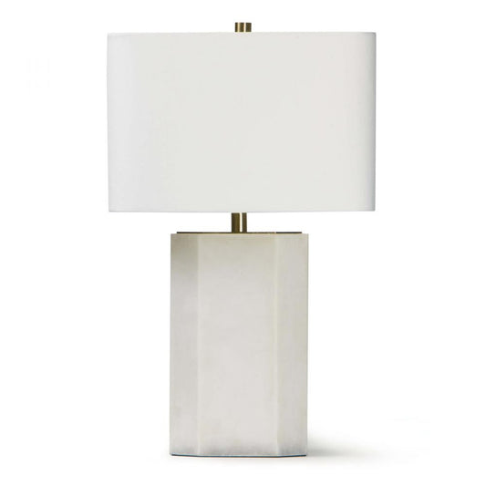 Regina Andrew Grace Table Lamp White, Natural Stone