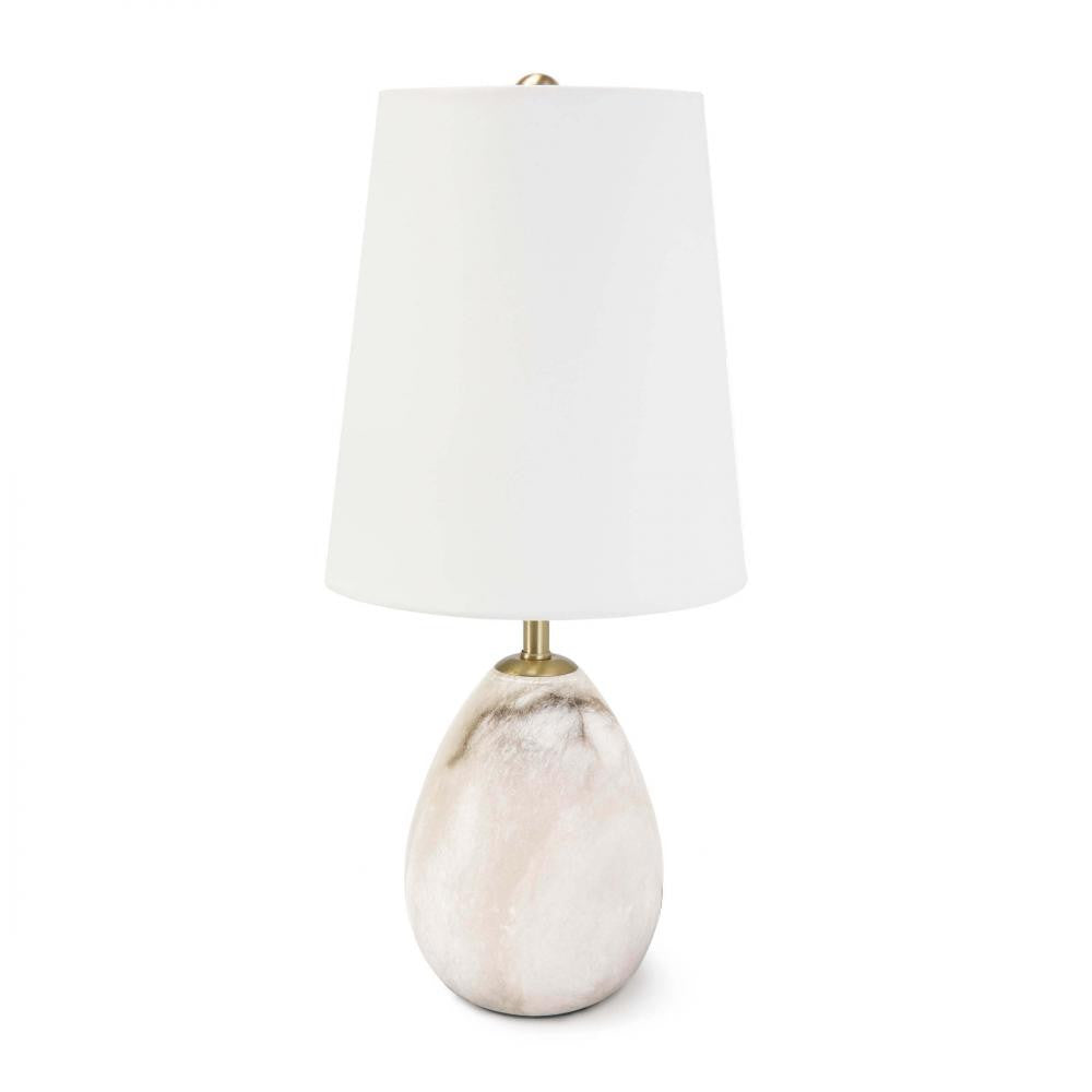 Regina Andrew Jared Mini Lamp White, Natural Stone