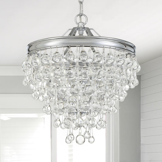 Crystorama Calypso Mini Chandelier Vibrant Bronze