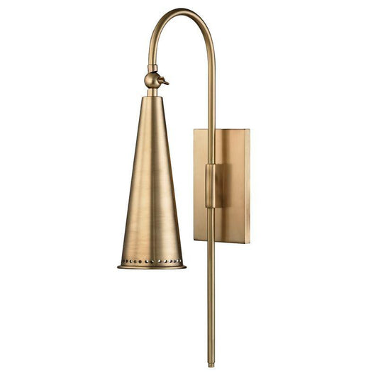Hudson Valley Alva Wall Sconce Antique Brass