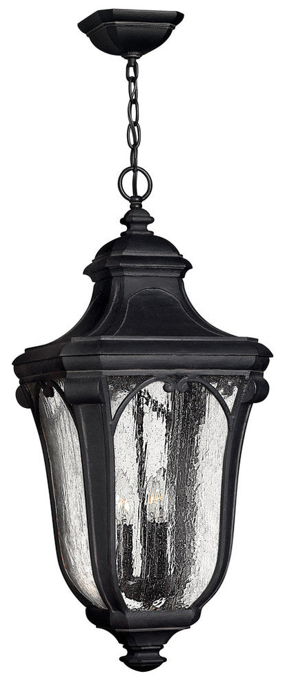 Hinkley Trafalgar Outdoor Hanging Lantern Museum Black