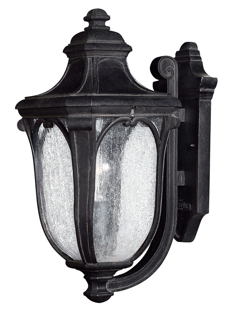 Hinkley Trafalgar Outdoor Wall Mount Lantern Museum Black
