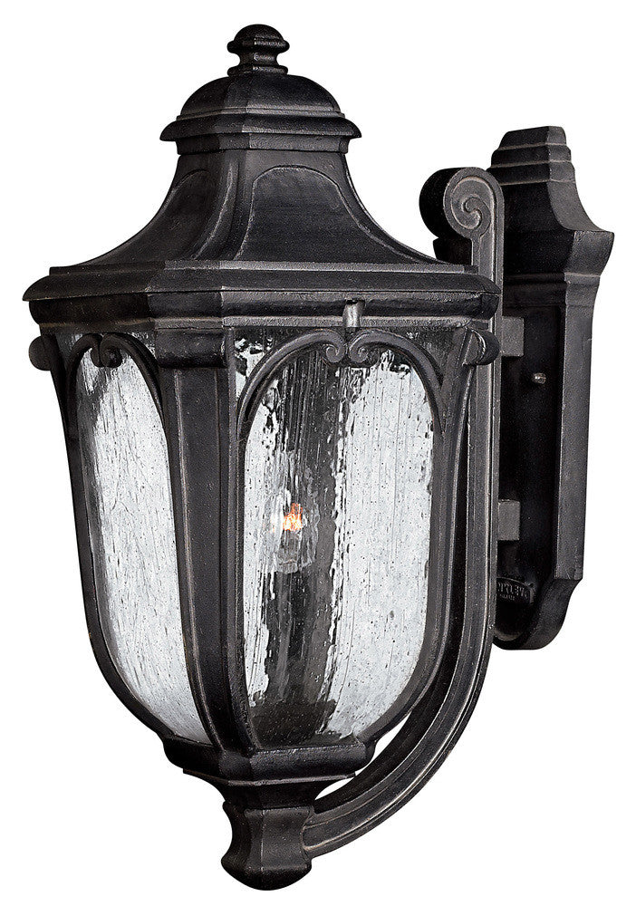 Hinkley Trafalgar Outdoor Wall Mount Lantern Museum Black