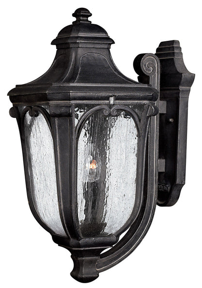 Hinkley Trafalgar Outdoor Wall Mount Lantern Museum Black