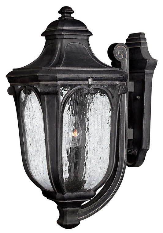 Hinkley Trafalgar Outdoor Wall Mount Lantern Museum Black