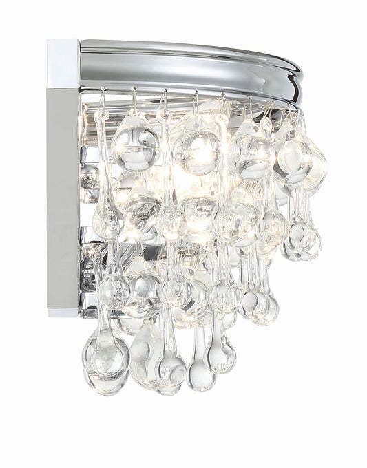 Crystorama Calypso Wall Sconce Vibrant Bronze