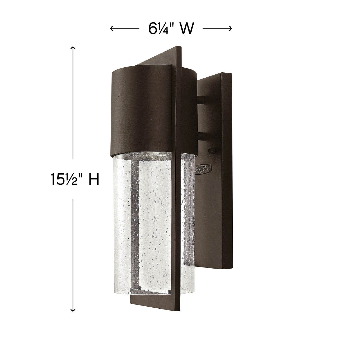Hinkley Shelter Outdoor Wall Mount Lantern Buckeye Bronze