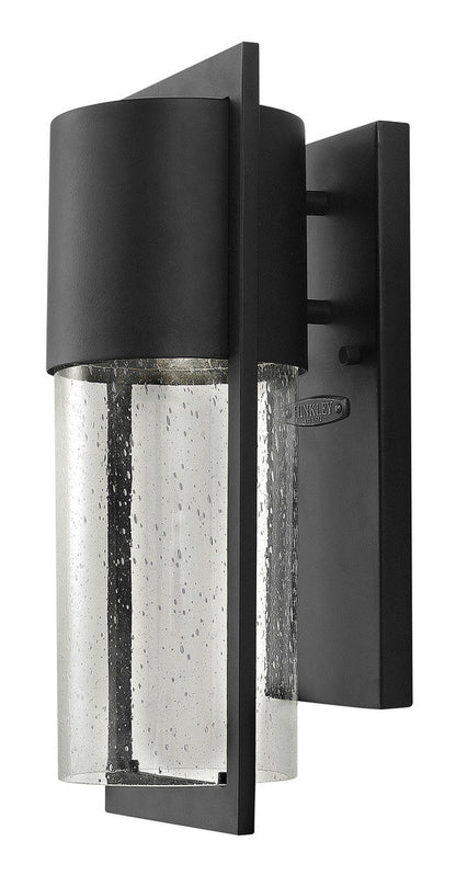 Hinkley Shelter Outdoor Wall Mount Lantern Black