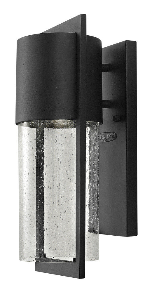 Hinkley Shelter Outdoor Wall Mount Lantern Black