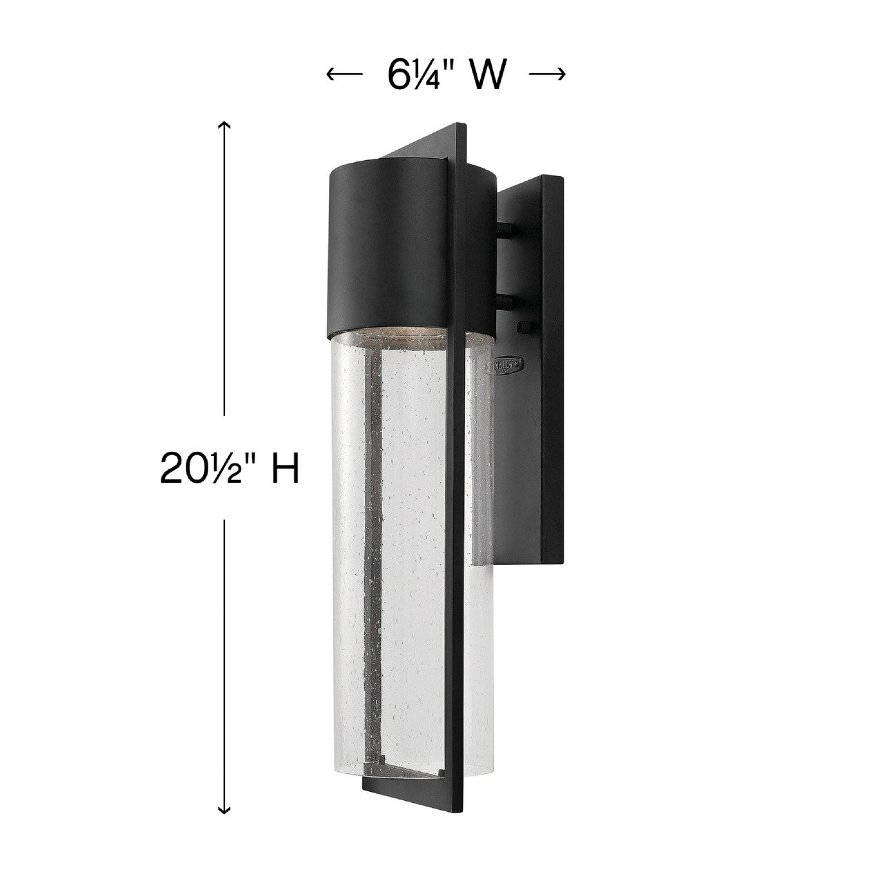 Hinkley Shelter Outdoor Wall Mount Lantern Hematite Gray