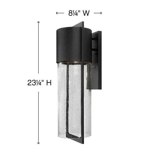 Hinkley Shelter Outdoor Wall Mount Lantern Buckeye Bronze