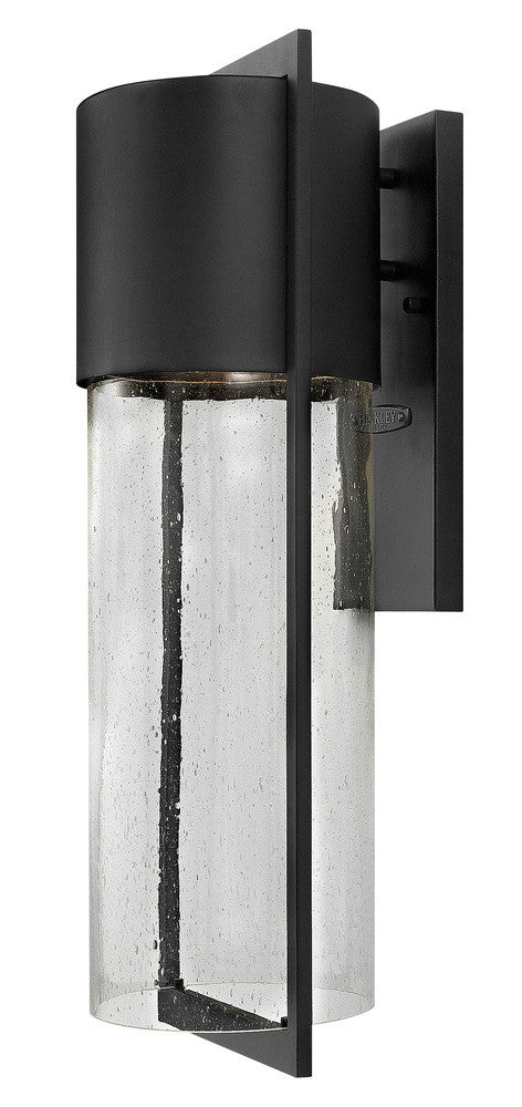 Hinkley Shelter Outdoor Wall Mount Lantern Black