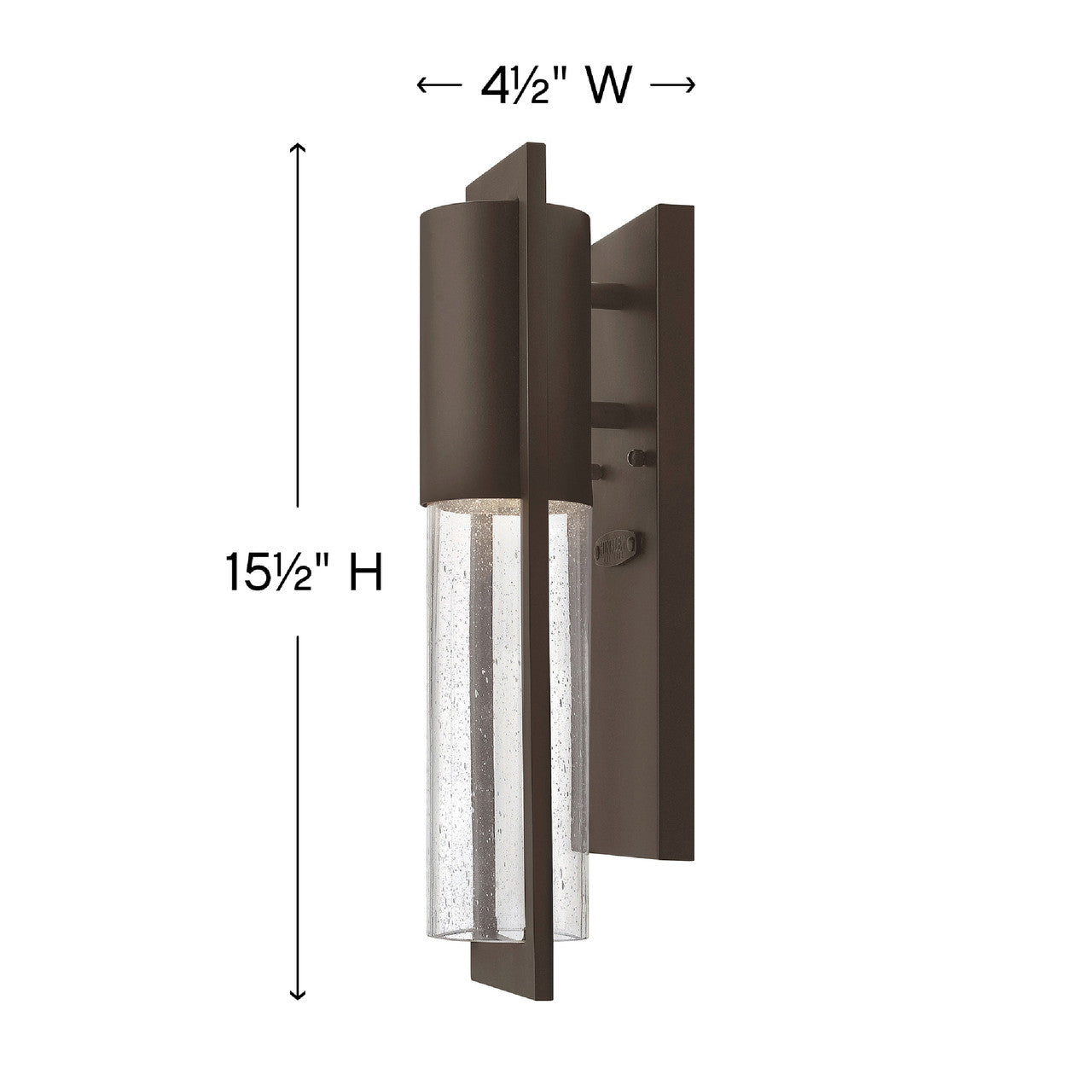 Hinkley Shelter Outdoor Wall Mount Lantern Buckeye Bronze