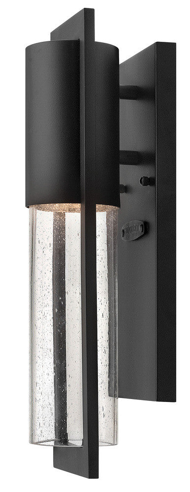 Hinkley Shelter Outdoor Wall Mount Lantern Black