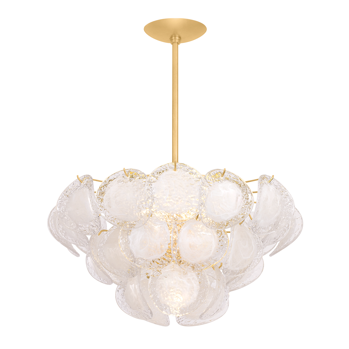 Hudson Valley Cedar Hill 5-Light Chandelier Vintage Gold Leaf