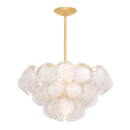Hudson Valley Cedar Hill 5-Light Chandelier Vintage Gold Leaf
