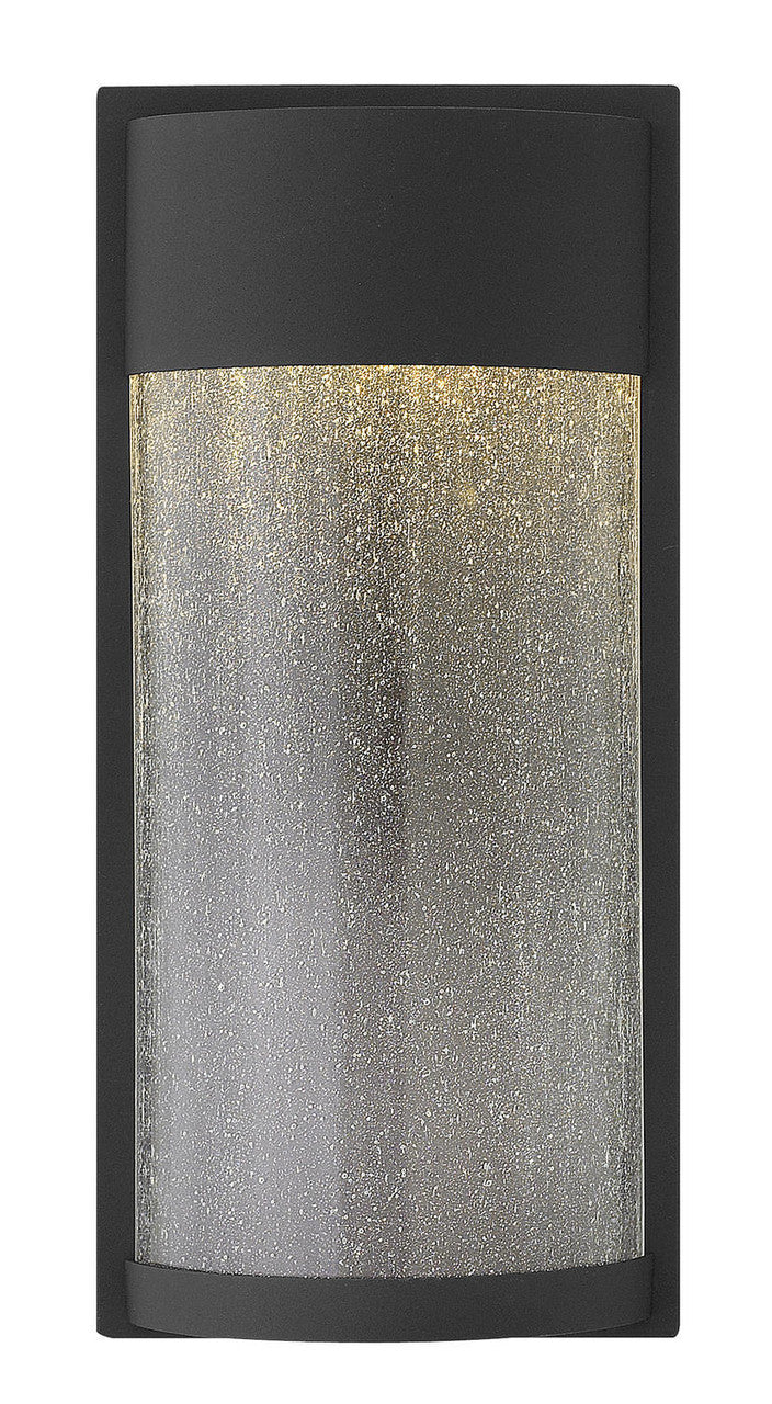 Hinkley Shelter Outdoor Wall Mount Lantern Black