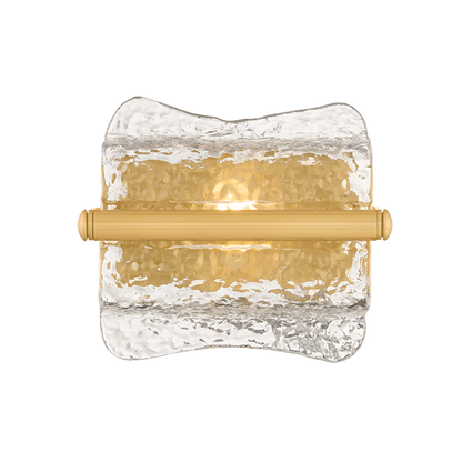 Hudson Valley Fosterdale Wall Sconce Aged Brass